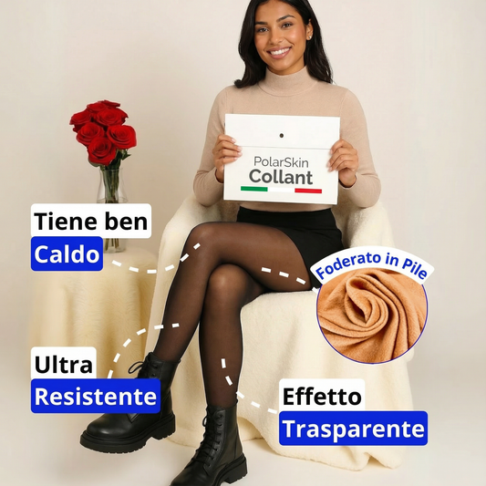 Collant PolarSkin™ - Effetto "Pelle Nuda" (Felpati e Indistruttibili)